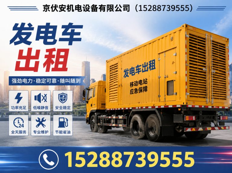 仙桃发电车出租展示图