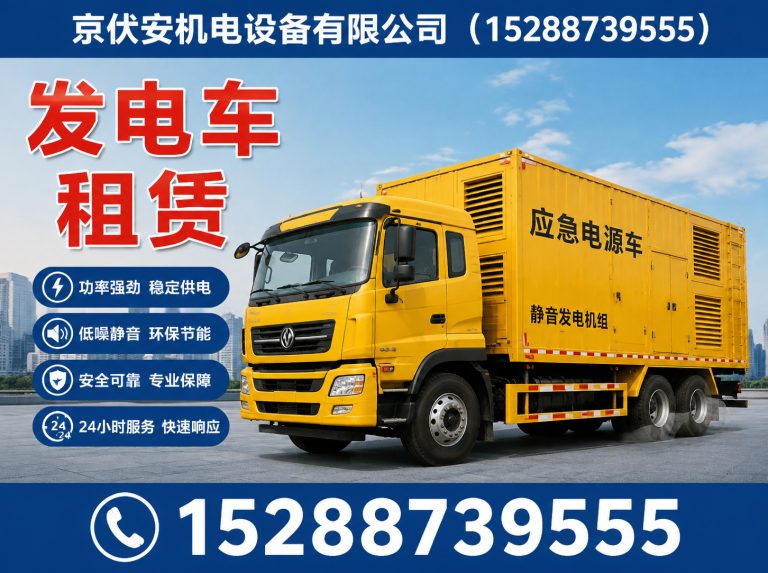 仙桃静音发电车租赁展示图